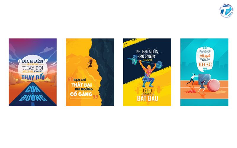 Tranh slogan tạo động lực cho văn phòng và startup